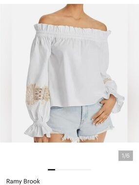 Ramy Brook Quinn Off the Shoulder blouse